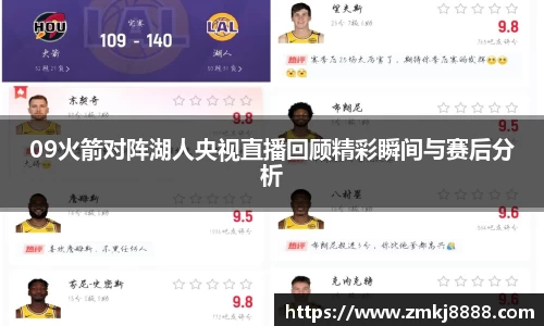 09火箭对阵湖人央视直播回顾精彩瞬间与赛后分析
